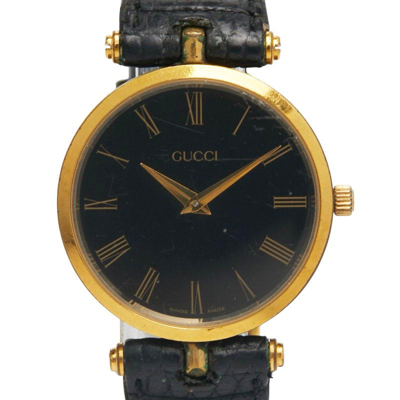 GUCCI（グッチ） シェリーライン 腕時計 クオーツ ブラック文字盤