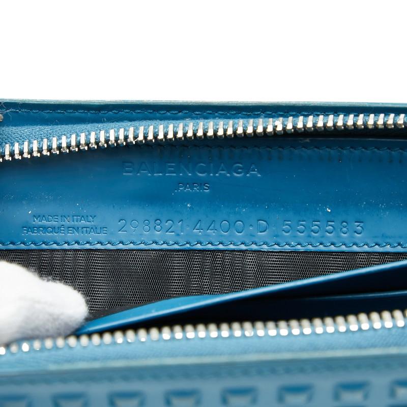 美品✨】バレンシアガ BBモノグラムライン ラウンドジップウォレット