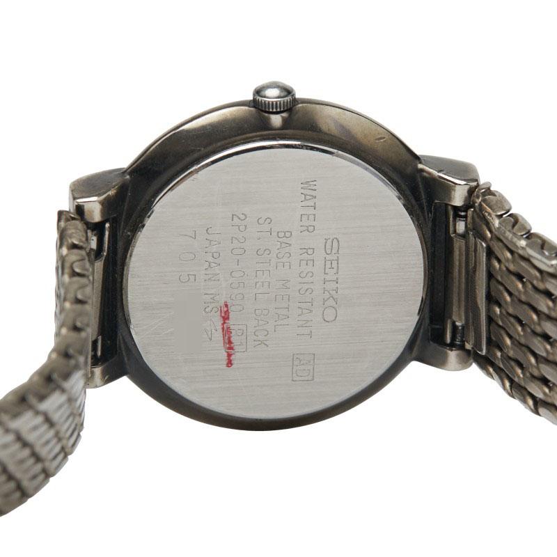 セイコー アベニュー 腕時計 2P20-0590 クオーツ ホワイト文字盤 ステンレススチール レディース SEIKO 【1-0237504】 SEIKO（セイコー） アベニュー 腕時計 2P20-0590 クオーツ ホワイト