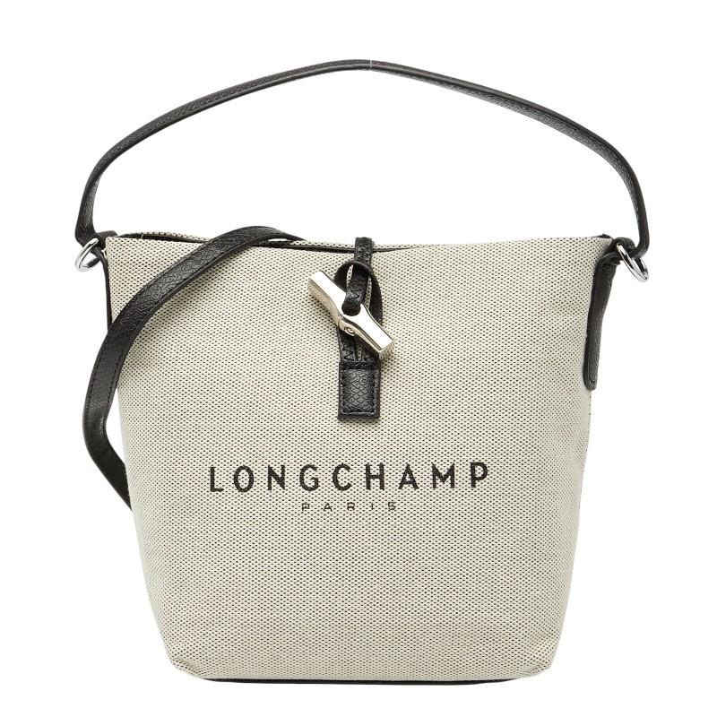 Longchamp 2way ハンドバッグ ショルダーバッグ ベージュ レディース ロンシャン【中古】4-0504G◎ LONGCHAMP（ロンシャン） ロゾ ハンドバッグ ショルダーバッグ 2WAY