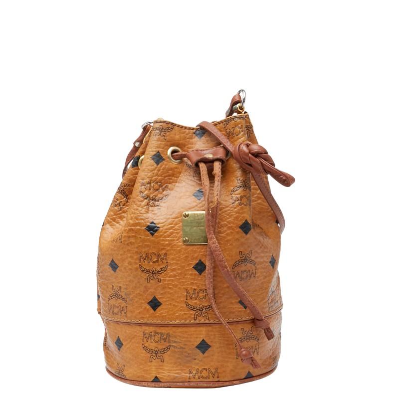 mcm ロゴプリント ボディバッグ ブラウン MCM ロゴプリント ボストンバッグ ブラウン 【公式通販】