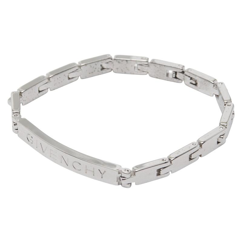 ジバンシー ロゴ ブレスレット シルバー メタル レディース Givenchy