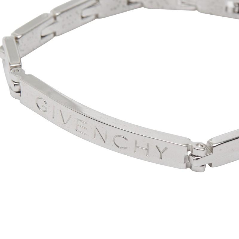ジバンシー ロゴ ブレスレット シルバー メタル レディース Givenchy