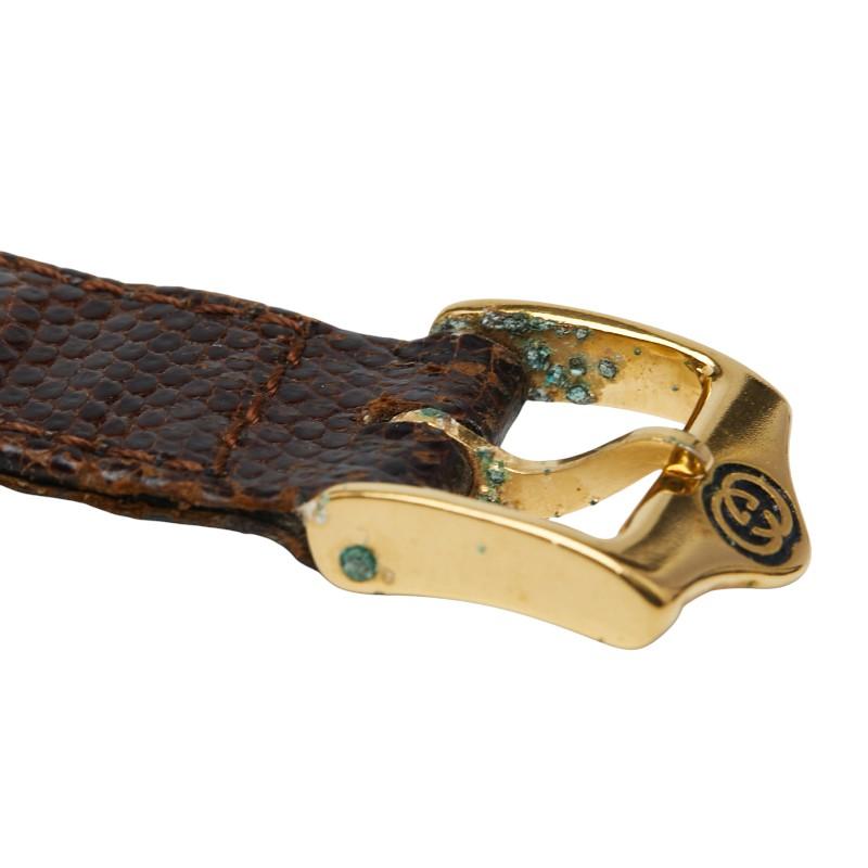稼働品★美品★GUCCI グッチ 3000.2.M メンズ 腕時計 クォーツ GUCCI（グッチ） 腕時計 3000.2.M クオーツ ゴールド文字盤 ステンレス