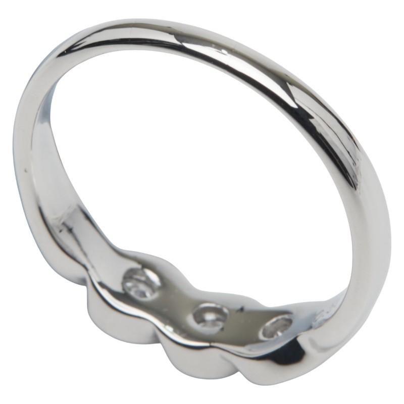 Pt900 プラチナ ダイヤ0.56ct リング 指輪 レディース 17号 中古 