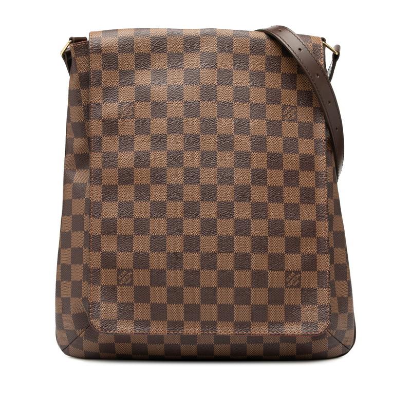 ルイ ヴィトン ダミエ ミュゼット ショルダーバッグ N51302 ブラウン PVC レザー レディース LOUIS VUITTON 【中古】 LOUIS VUITTON（ルイ・ヴィトン） ルイ ヴィトン ダミエ ミュゼット