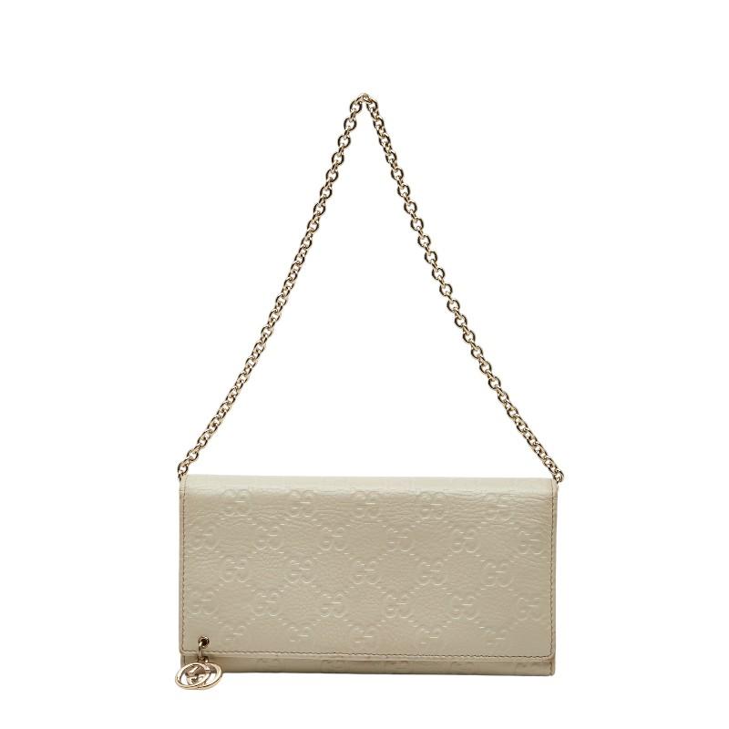 GUCCI（グッチ） グッチシマ 長財布 チェーンウォレット 2WAY 224262 