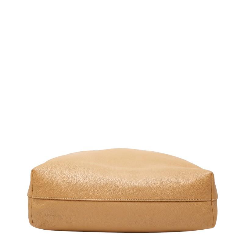 プラダ ハンドバッグ BN1713 ベージュ レザー レディース PRADA 【中古】