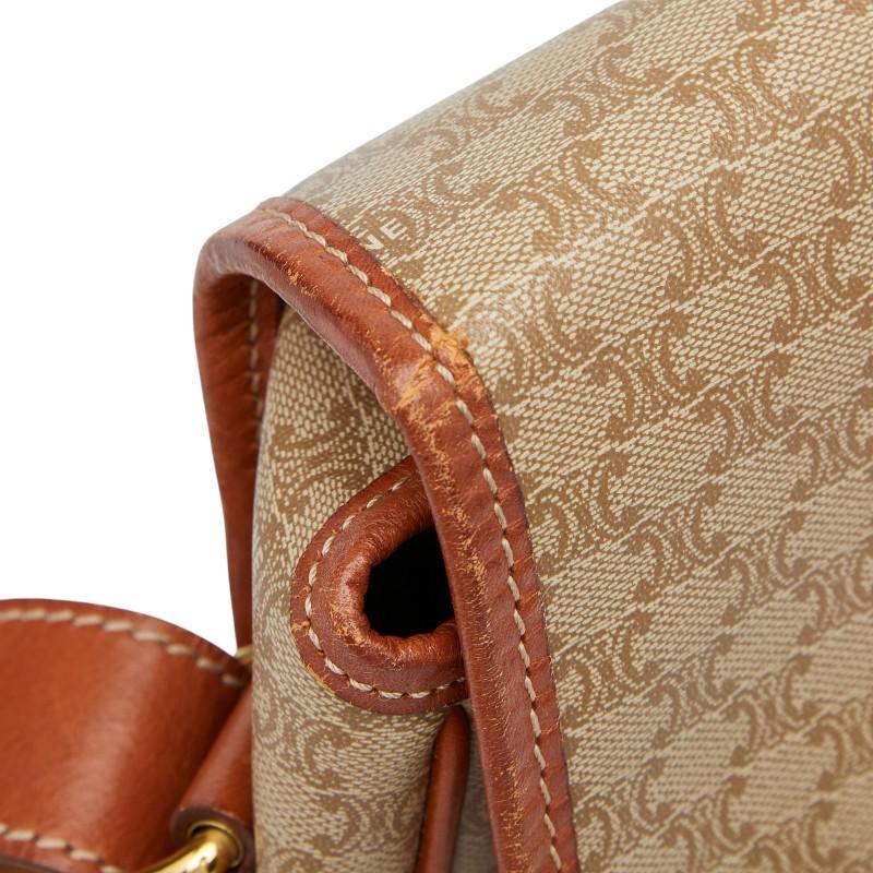 CELINE（セリーヌ） マカダム スターボール ショルダーバッグ ベージュ