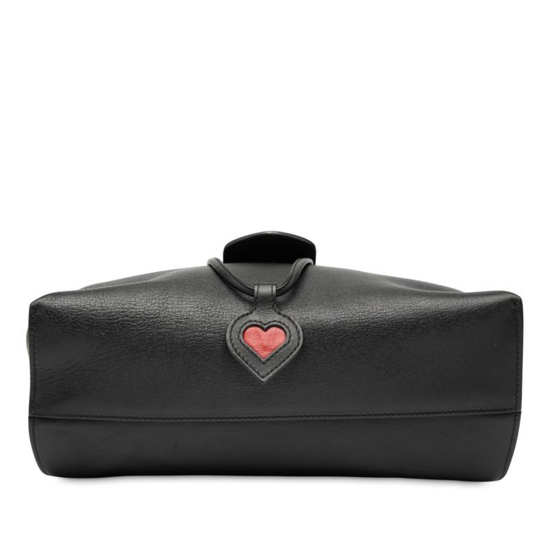 グッチ GGマーモント シェリーライン チェーン リュック バックパック 432265 527066 ブラック レザー レディース GUCCI 【中古】_2