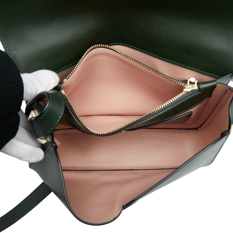 ケイトスペード ニコラ ツイストロック 斜め掛け ショルダーバッグ グリーン レザー レディース Kate Spade 【中古】 ケイトスペード ニコラ ツイストロック 斜め掛け ショルダーバッグ