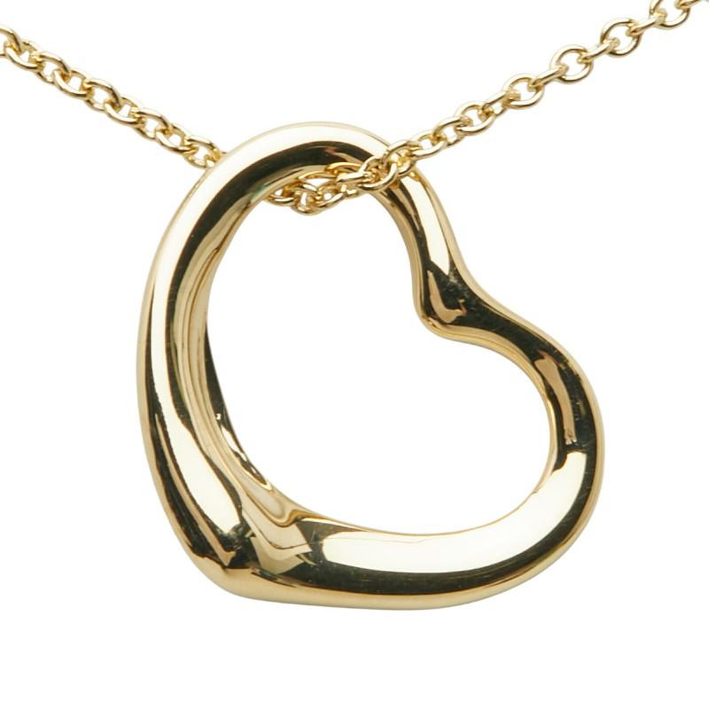 TIFFANY&Co.（ティファニー） K18YG イエローゴールド オープンハート