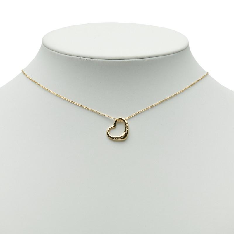 TIFFANY&Co.（ティファニー） K18YG イエローゴールド オープンハート