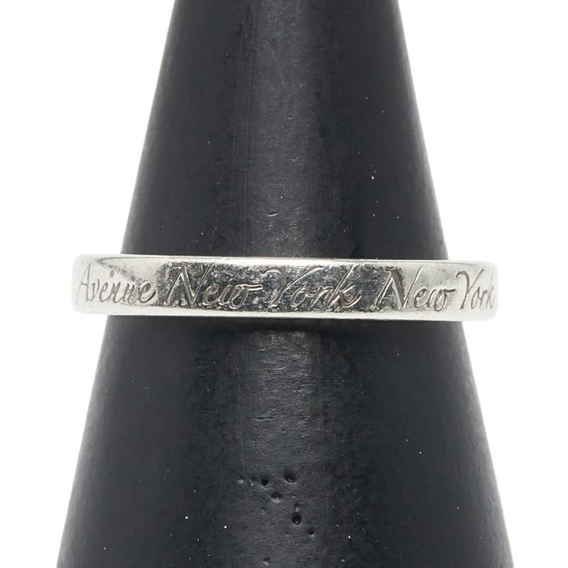 TIFFANY&Co.（ティファニー） ノーツ ナロー ニューヨーク リング 指輪