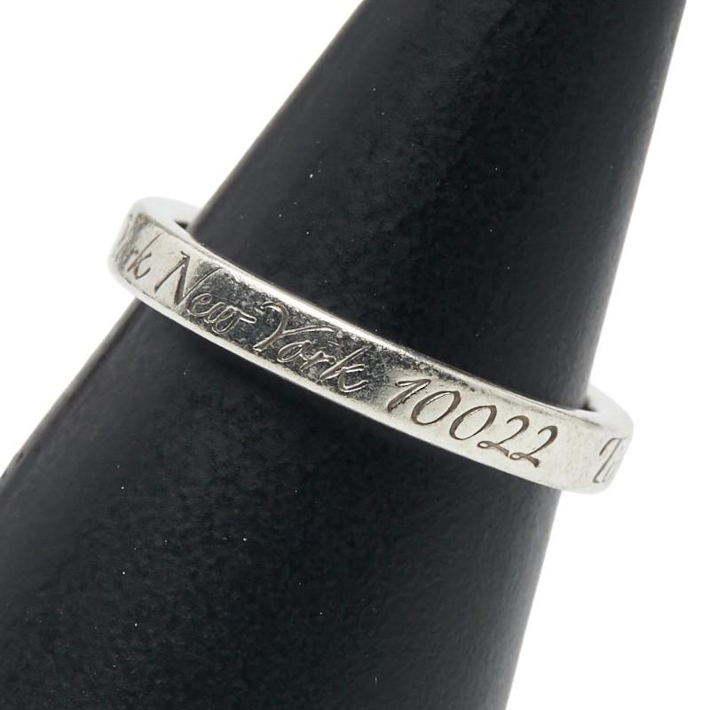 TIFFANY&Co.（ティファニー） ノーツ ナロー ニューヨーク リング 指輪