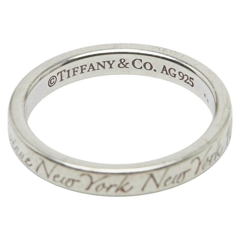 TIFFANY&Co.（ティファニー） ノーツ ナロー ニューヨーク リング 指輪