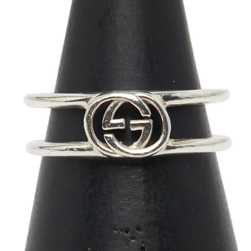 GUCCI（グッチ） インターロッキングG リング 指輪 #12 SV925 シルバー