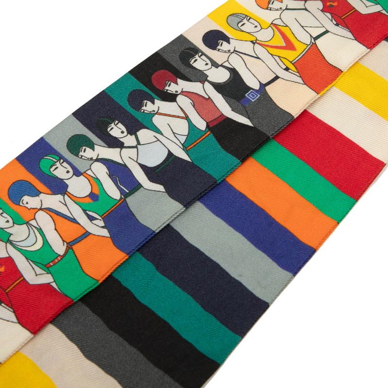 a83【美品】エルメス ツイリー LES BAIGNEUSES 水遊びをする人 HERMES（エルメス） ツイリー LES BAIGNEUSES 水遊びをする人 スカーフ