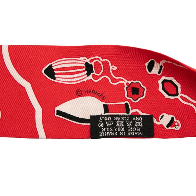 エルメス ツイリー Les Flacons Bandana 香水瓶　HERMES HERMES（エルメス） ツイリー Les Flacons Bandana 香水瓶 スカーフ
