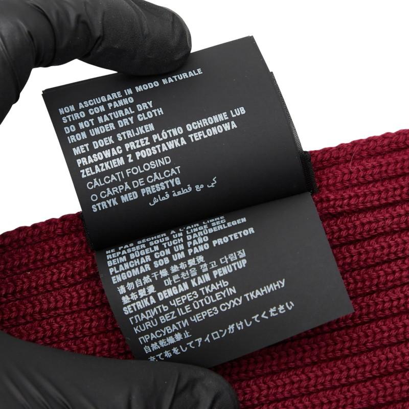 PRADA（プラダ） スポーツライン ロゴ マフラー SMS180 レッド ウール