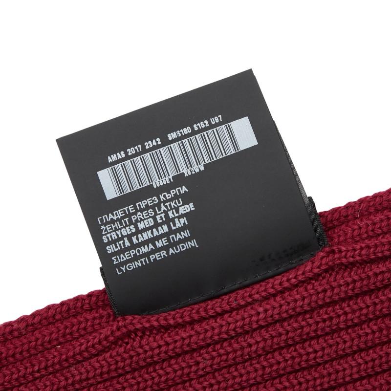 プラダ スポーツライン ロゴ マフラー SMS180 レッド ウール レディース PRADA 【中古】 PRADA（プラダ） スポーツライン ロゴ マフラー SMS180 レッド ウール