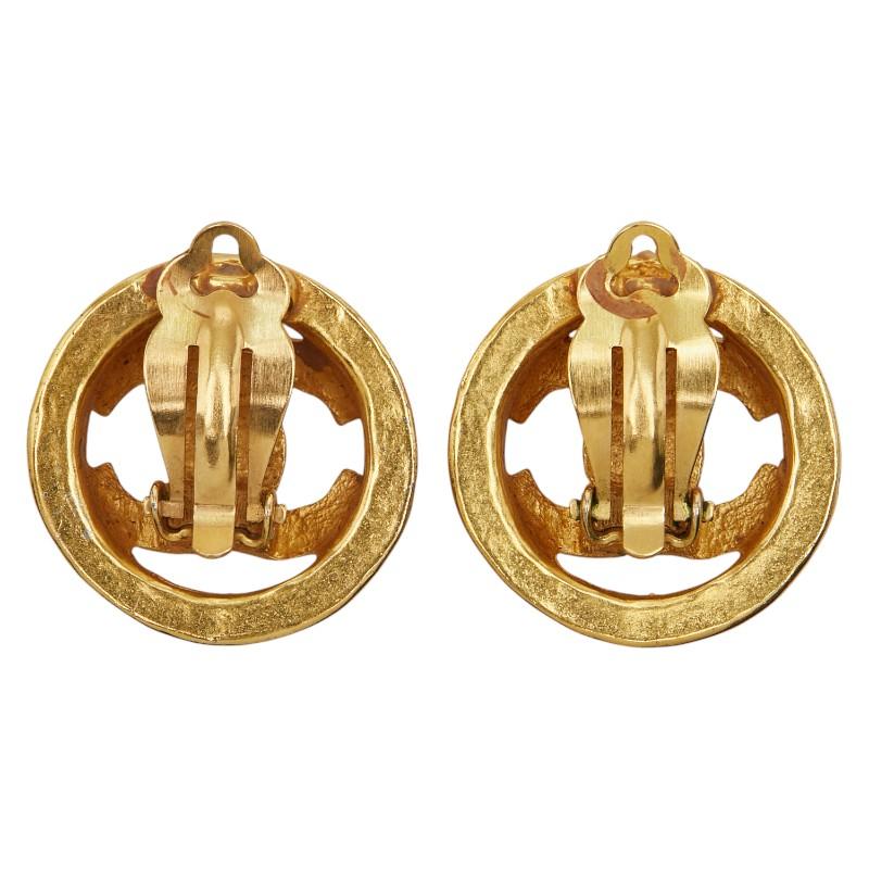 CHANEL（シャネル） ヴィンテージ ココマーク イヤリング ゴールド