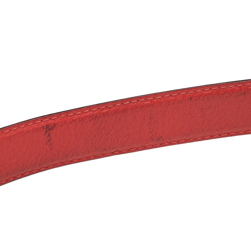 BVLGARI（ブルガリ） ベルト サイズ：110 44 ブラック レッド レザー