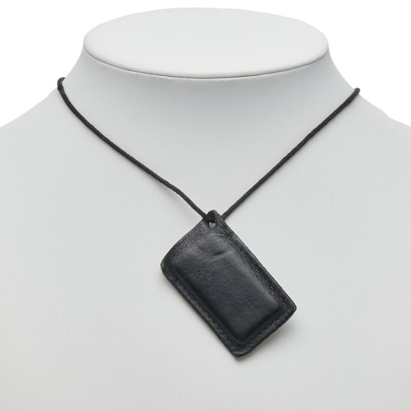 HERMES（エルメス） シンボル 2001 ペア ネックレス シルバー ブラック