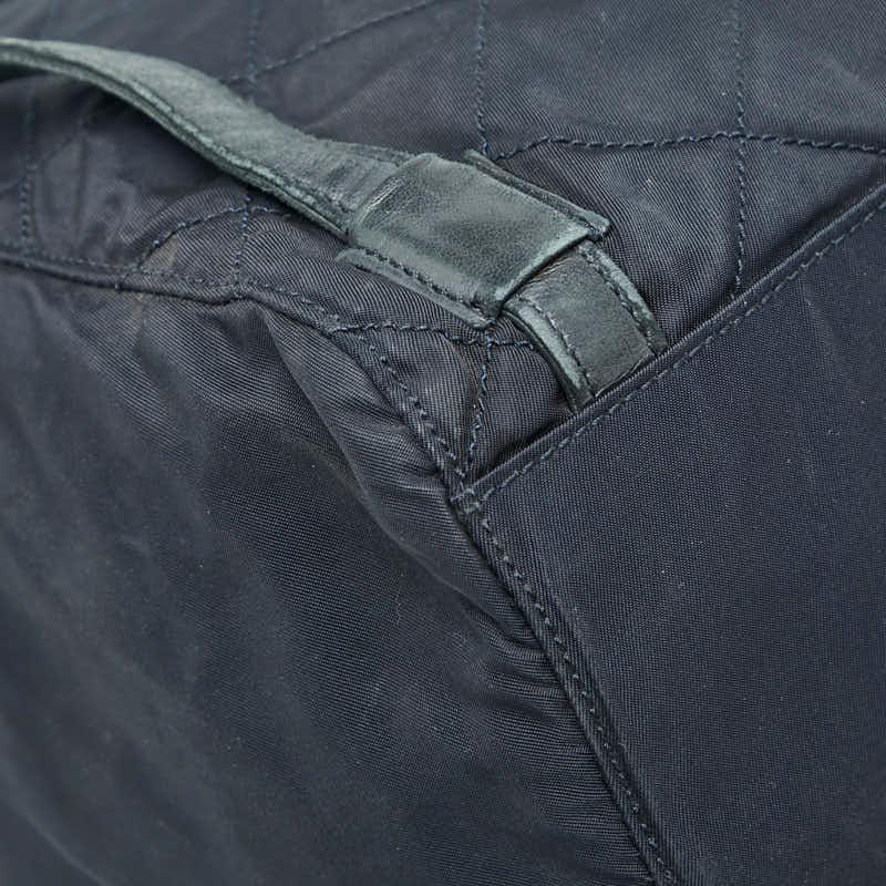 PRADA（プラダ） 三角ロゴプレート リュック バックパック ネイビー