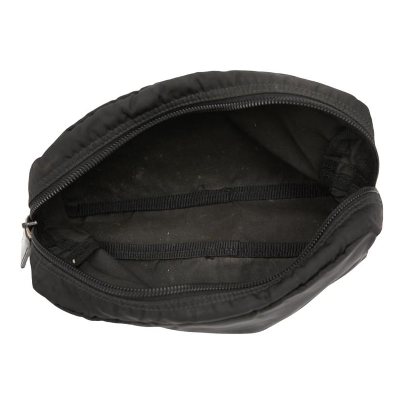 PRADA（プラダ） 三角ロゴプレート ポコノ ポーチ MV348 ブラック