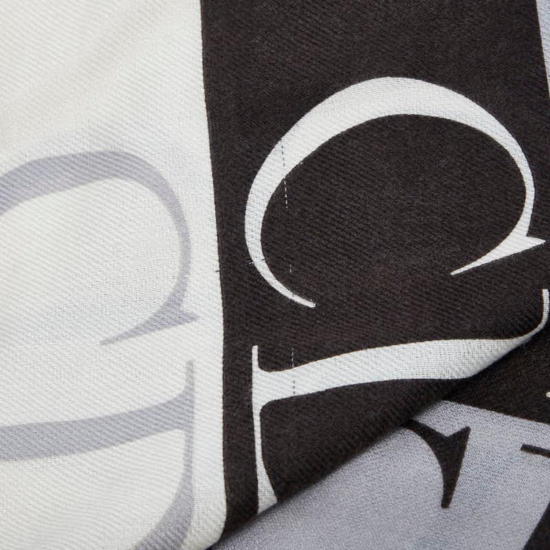 ディオール CDロゴ マフラー ブラウン ベージュ グレー カシミヤ