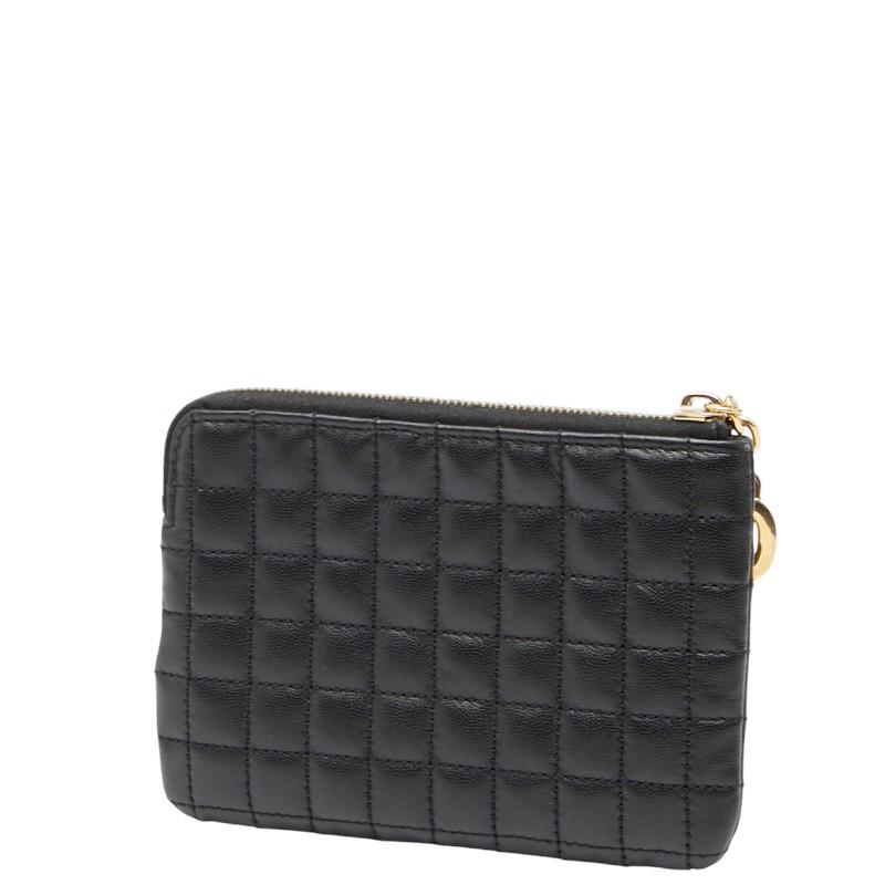 CELINEセリーヌ　ケース　カードケース　キルティング CELINE（セリーヌ） Cチャーム キルティング コインケース カード