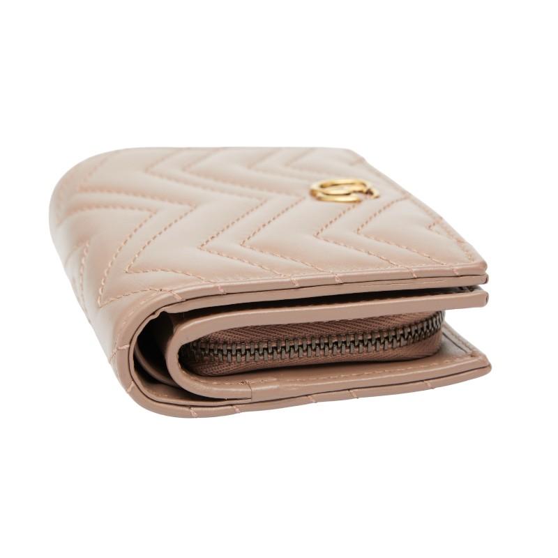 GUCCI（グッチ） GGマーモント ダブルG 二つ折り財布 コンパクト