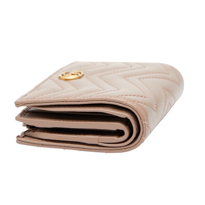GUCCI（グッチ） GGマーモント ダブルG 二つ折り財布 コンパクト
