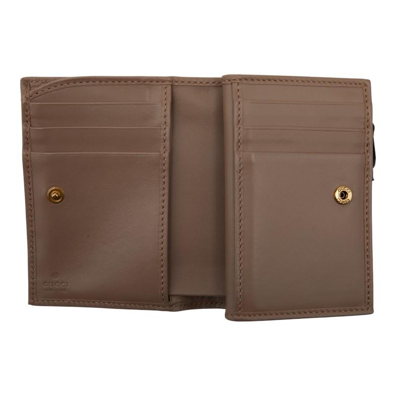 GUCCI（グッチ） GGマーモント ダブルG 二つ折り財布 コンパクト