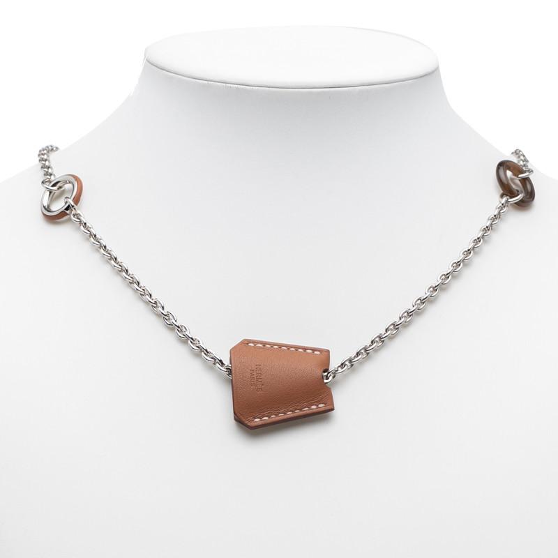 HERMES（エルメス） クロシェットネックレス ネックレス シルバー