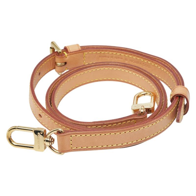 ルイ ヴィトン ショルダーストラップ ブラウン ゴールド レザー メッキ レディース LOUIS VUITTON 【中古】 LOUIS VUITTON（ルイ・ヴィトン） ルイ ヴィトン ショルダーストラップ