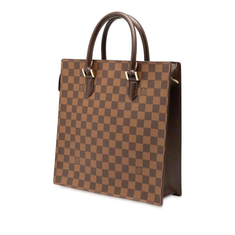 ルイ ヴィトン ダミエ ヴェニスPM ハンドバッグ N51145 ブラウン PVC レザー レディース LOUIS VUITTON 【中古】_1