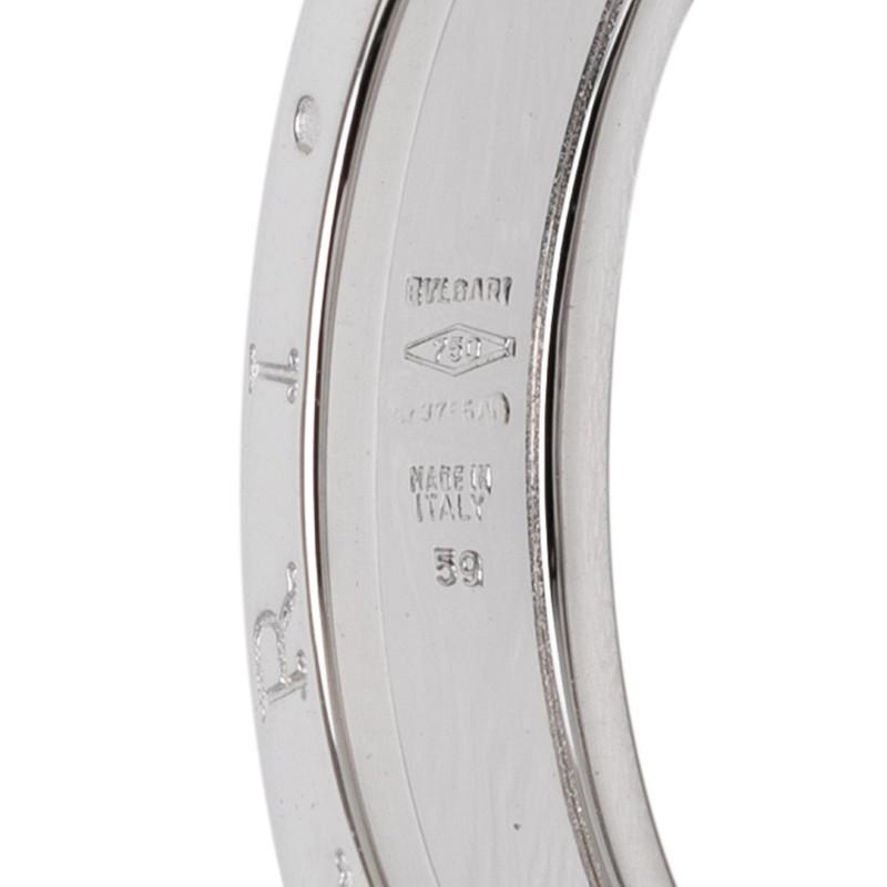 BVLGARI（ブルガリ） ビーゼロワン リング 指輪 #59 シルバー K18WG