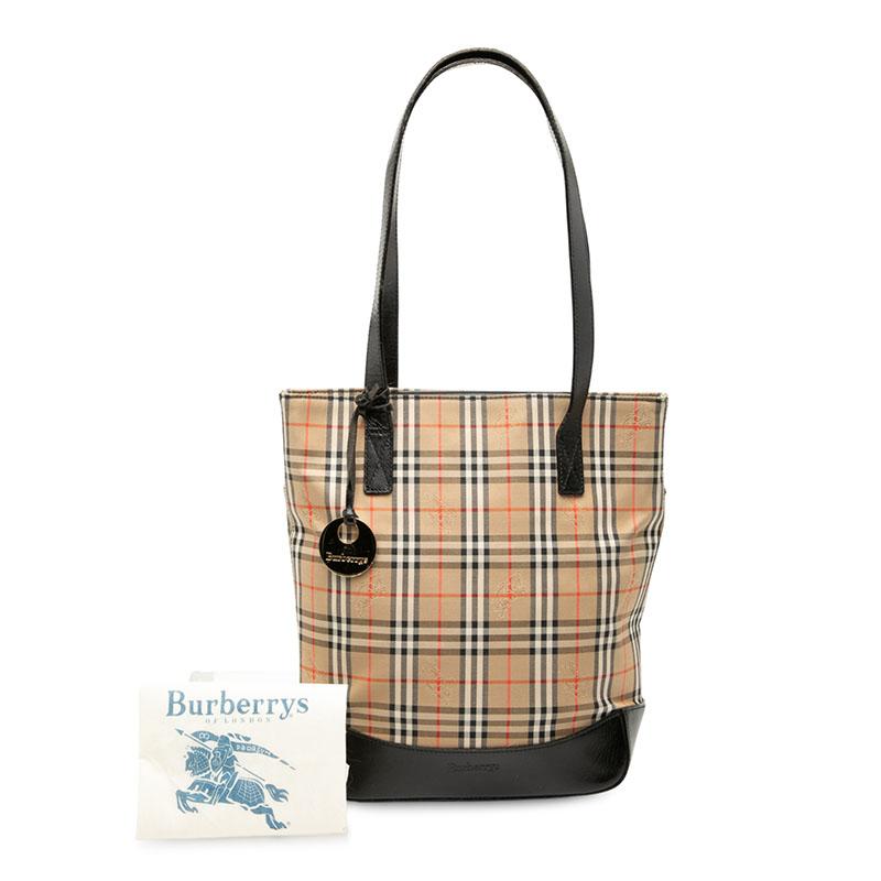 BURBERRY（バーバリー） ノバチェック シャドーホース トートバッグ