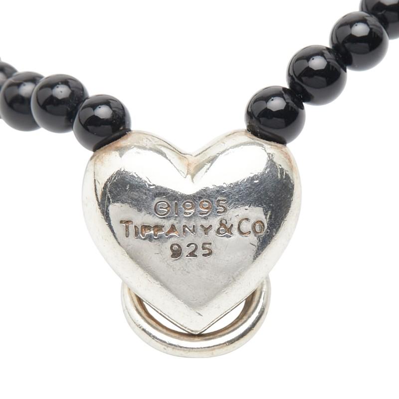 Tiffany ティファニー ノーツ ハート ネックレス SV925 TIFFANY&Co.（ティファニー） ハートノック ネックレス シルバー