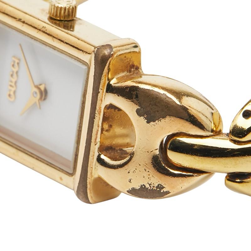 GUCCI（グッチ） 腕時計 1800L クオーツ ホワイト文字盤 ステンレス