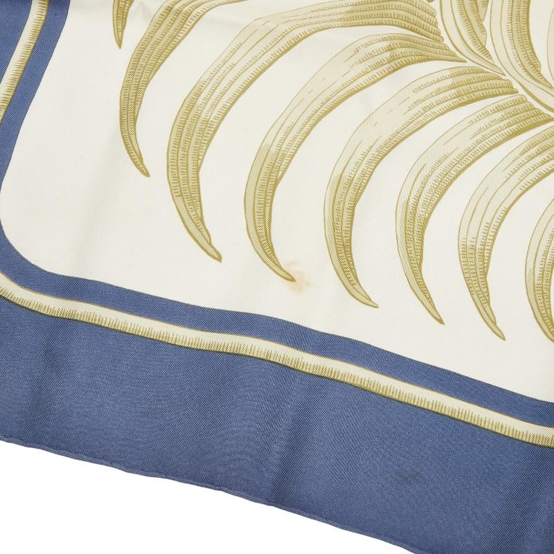 HERMES（エルメス） カレ90 TIGRE ROYAL 王者の虎 スカーフ ブルー