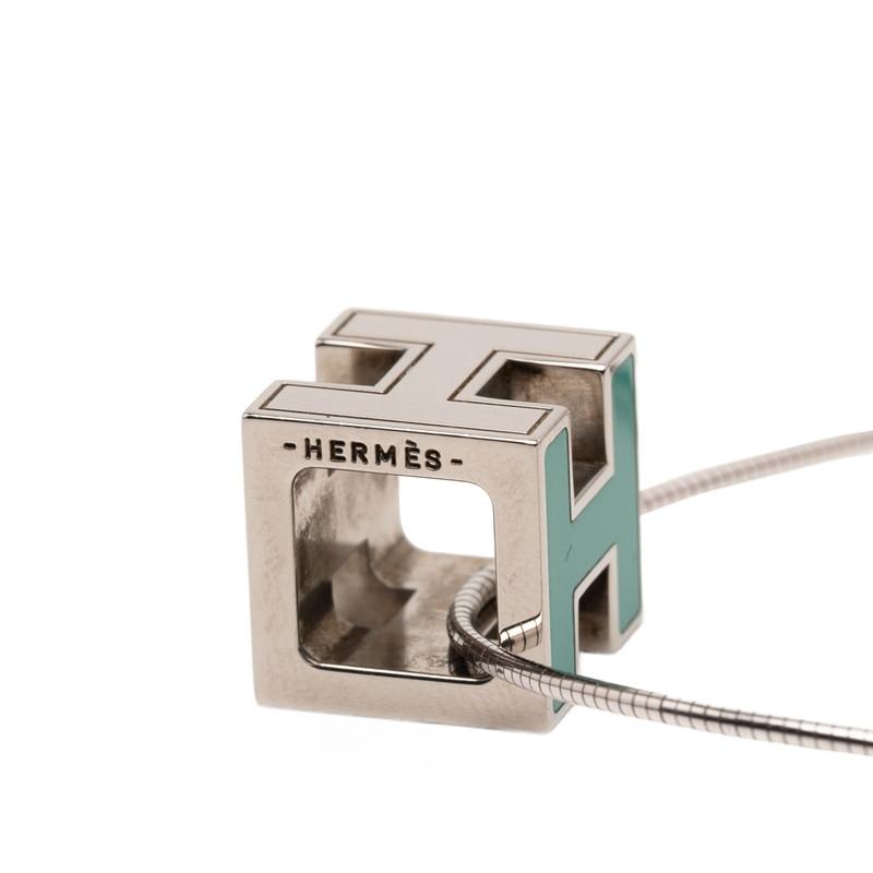 HERMES（エルメス） カージュ ド アッシュ Hキューブ ペンダント