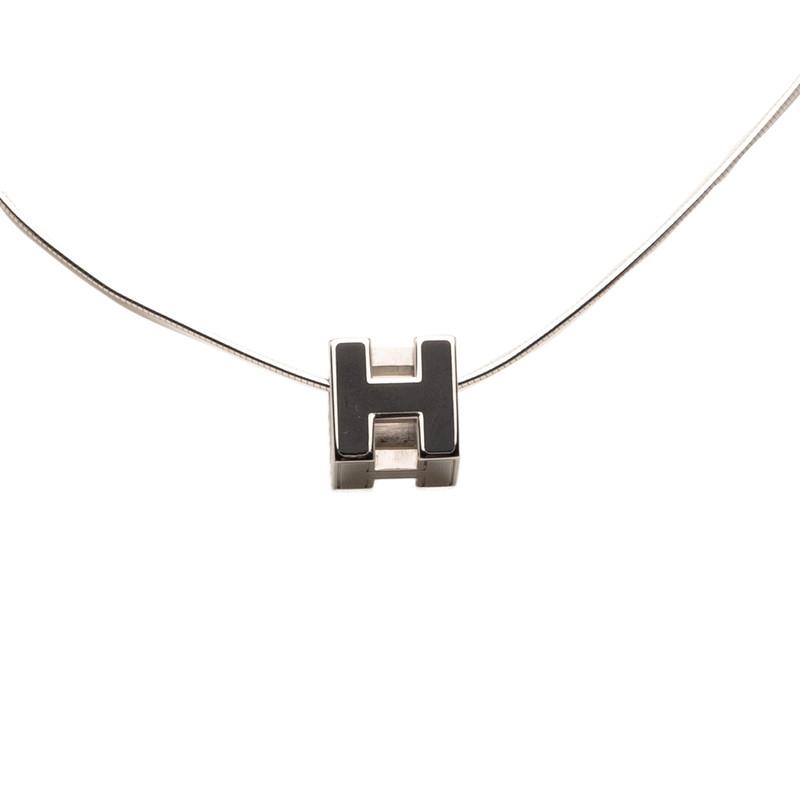 HERMES（エルメス） カージュ ド アッシュ Hキューブ ペンダント