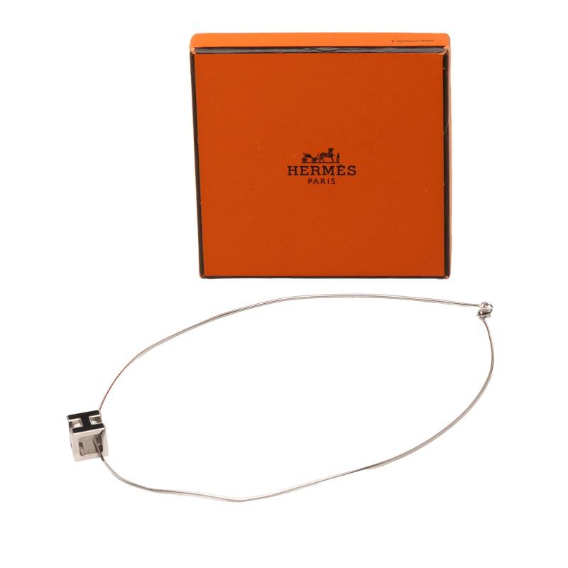 HERMES（エルメス） カージュ ド アッシュ Hキューブ ペンダント