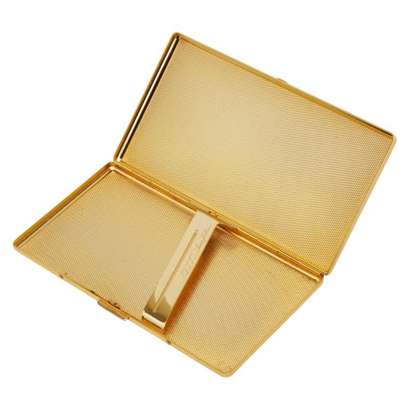 GUCCI（グッチ） GG シェリーライン 名刺入れ カードケース ブラウン