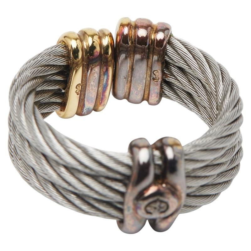 CHARRIOL（シャリオール） ワイヤー リング 指輪 シルバー ゴールド