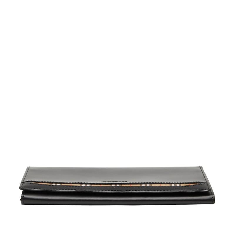 BURBERRY（バーバリー） ノバチェック 長財布 ブラック マルチカラー