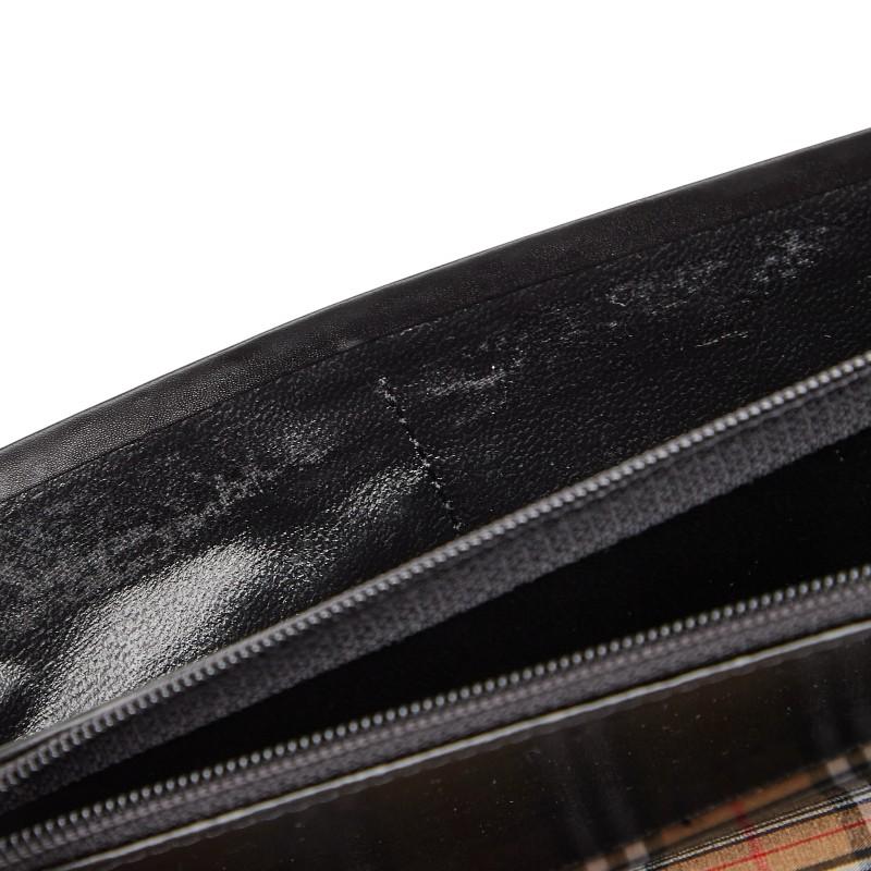 BURBERRY（バーバリー） ノバチェック 長財布 ブラック マルチカラー
